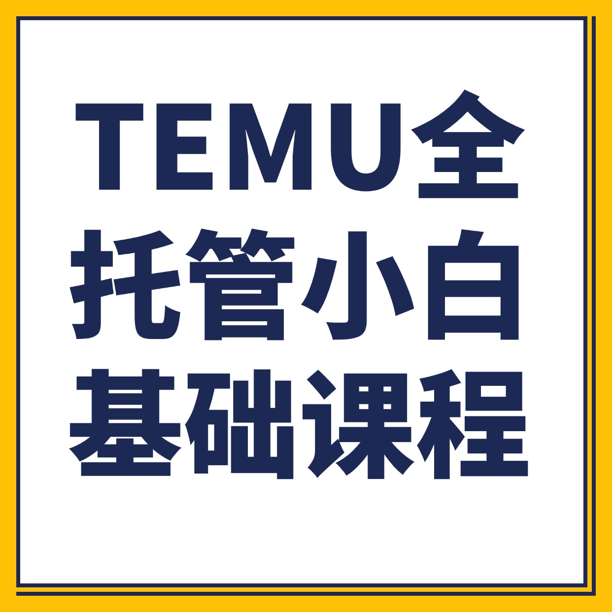 TEMU全托管小白基础课程 (1)