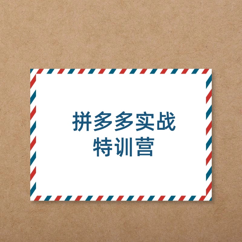 拼多多实战__特训营2